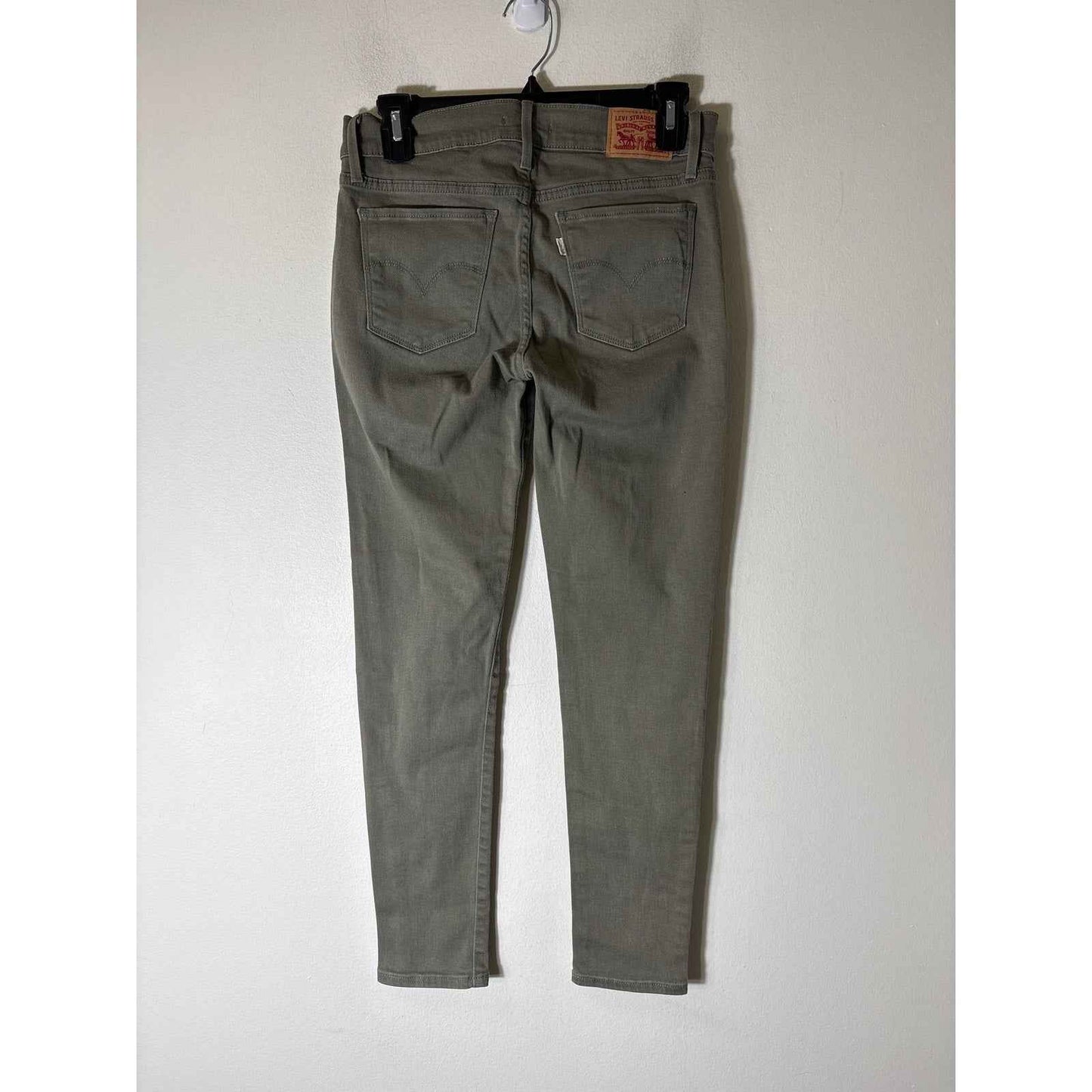 Levi's Army Green 710 Skinny Denim Jeans Sz 28