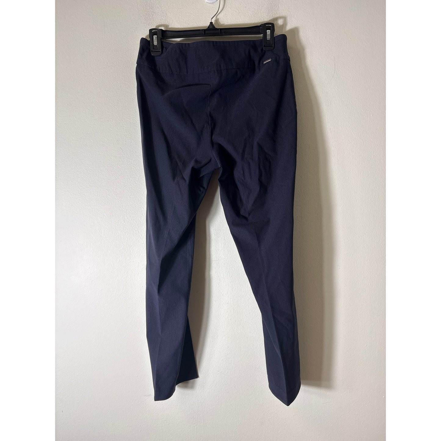 Up! Navy Pull On Straight Leg Ankle Pants Sz 2