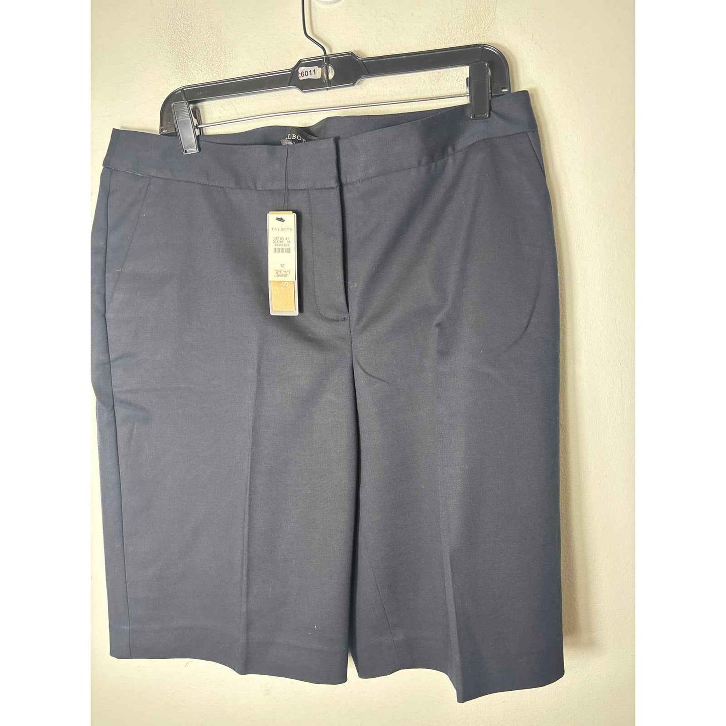NWT Talbots Slimming Black Shorts Sz 12