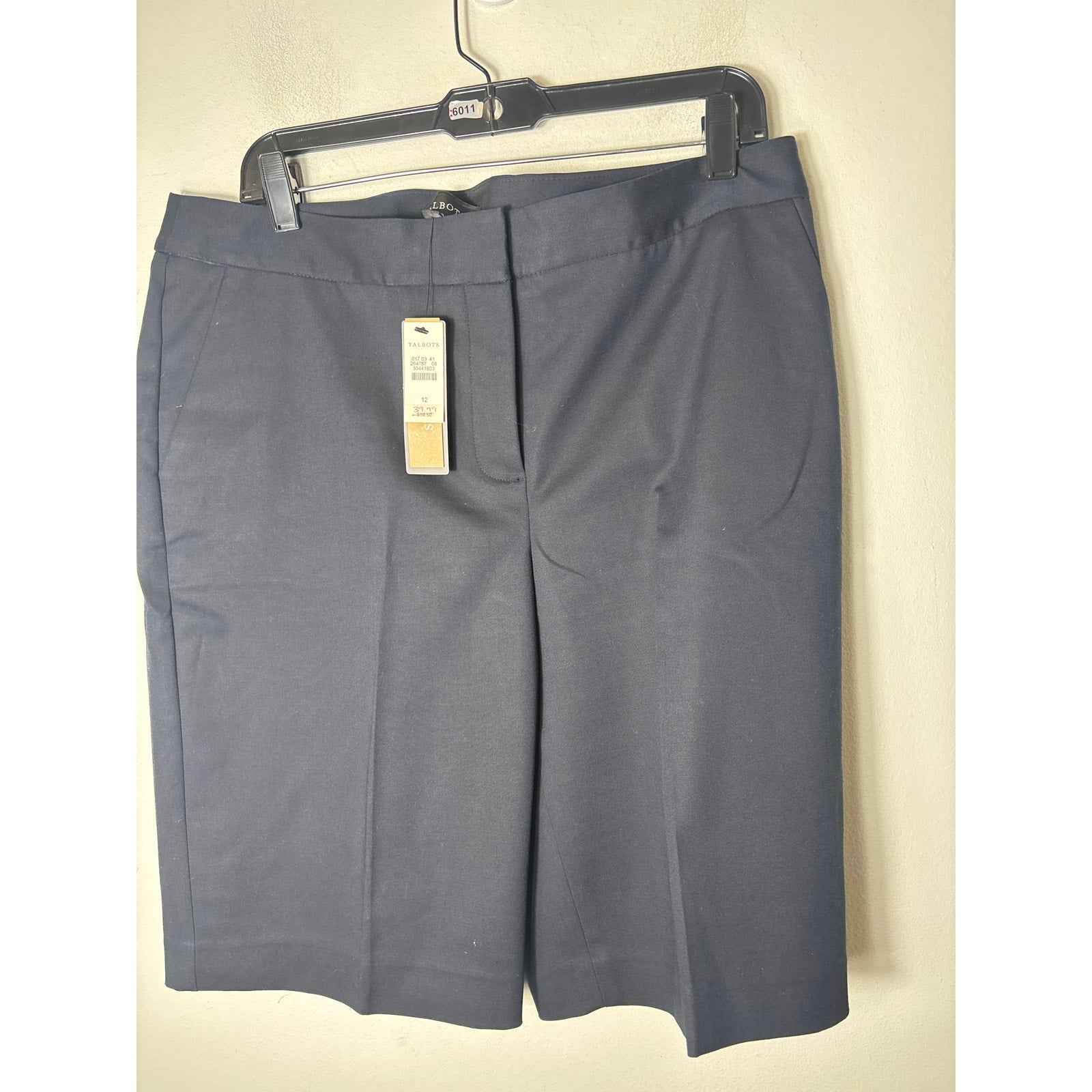NWT Talbots Slimming Black Shorts Sz 12