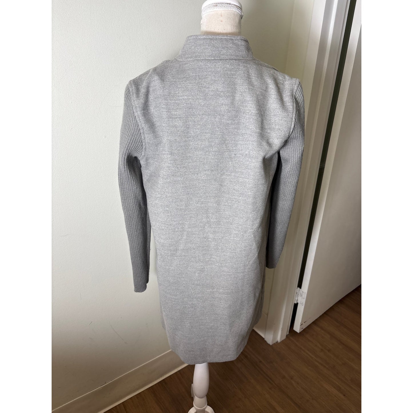 Kenneth Cole Heather Gray Coat Sz M