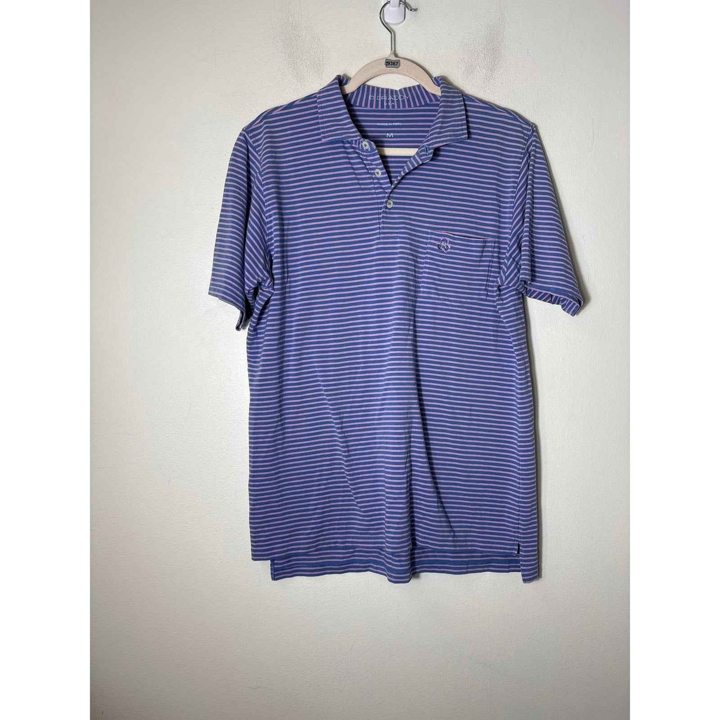 B. Draddy Purple and Lavendar Polo Shirt Sz M