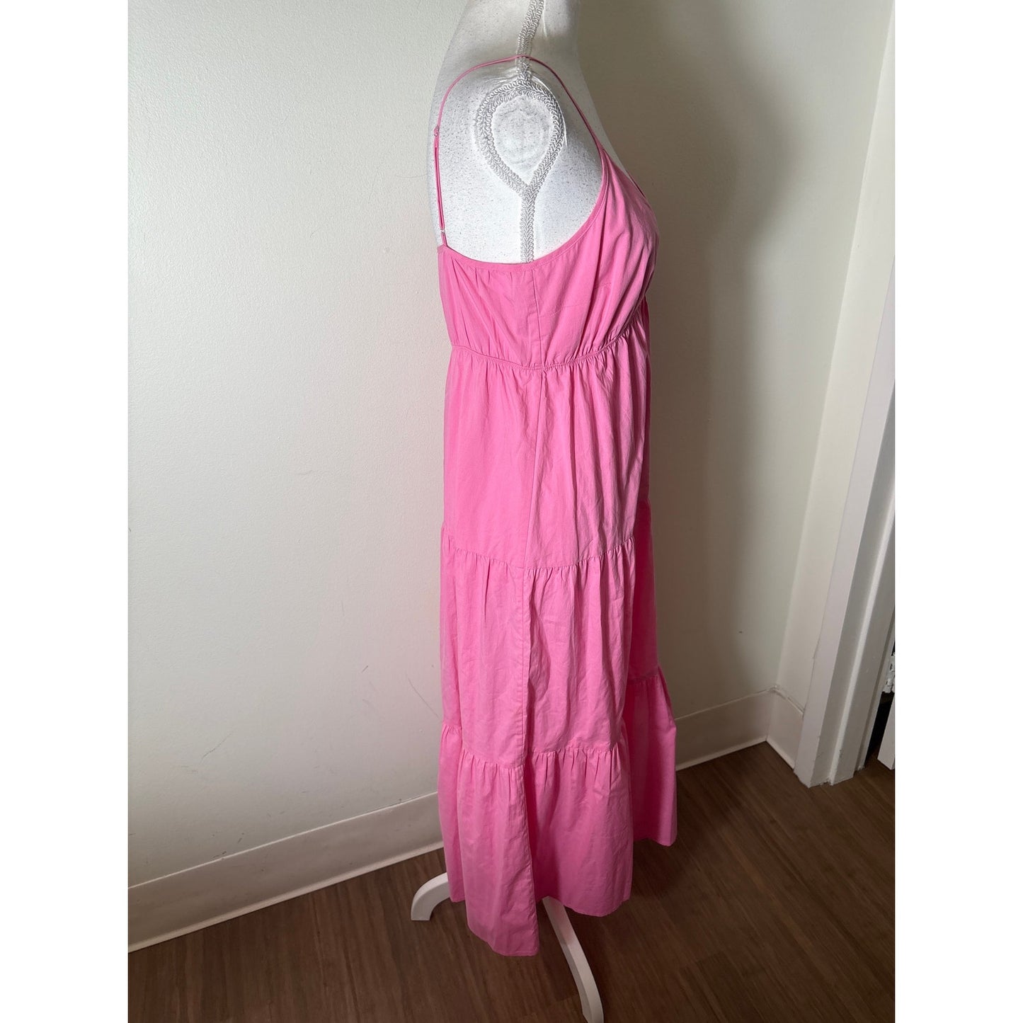 Rails Bubblegum Pink Spaghetti Strap Maxi Dress Sz S