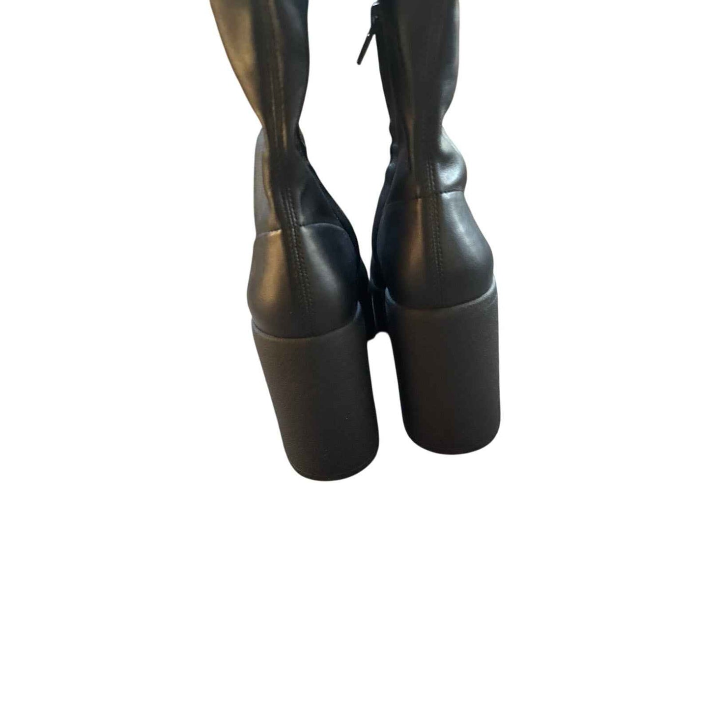 NWOB Katy Perry The Heigthen Black Stretch Boot Sz 6