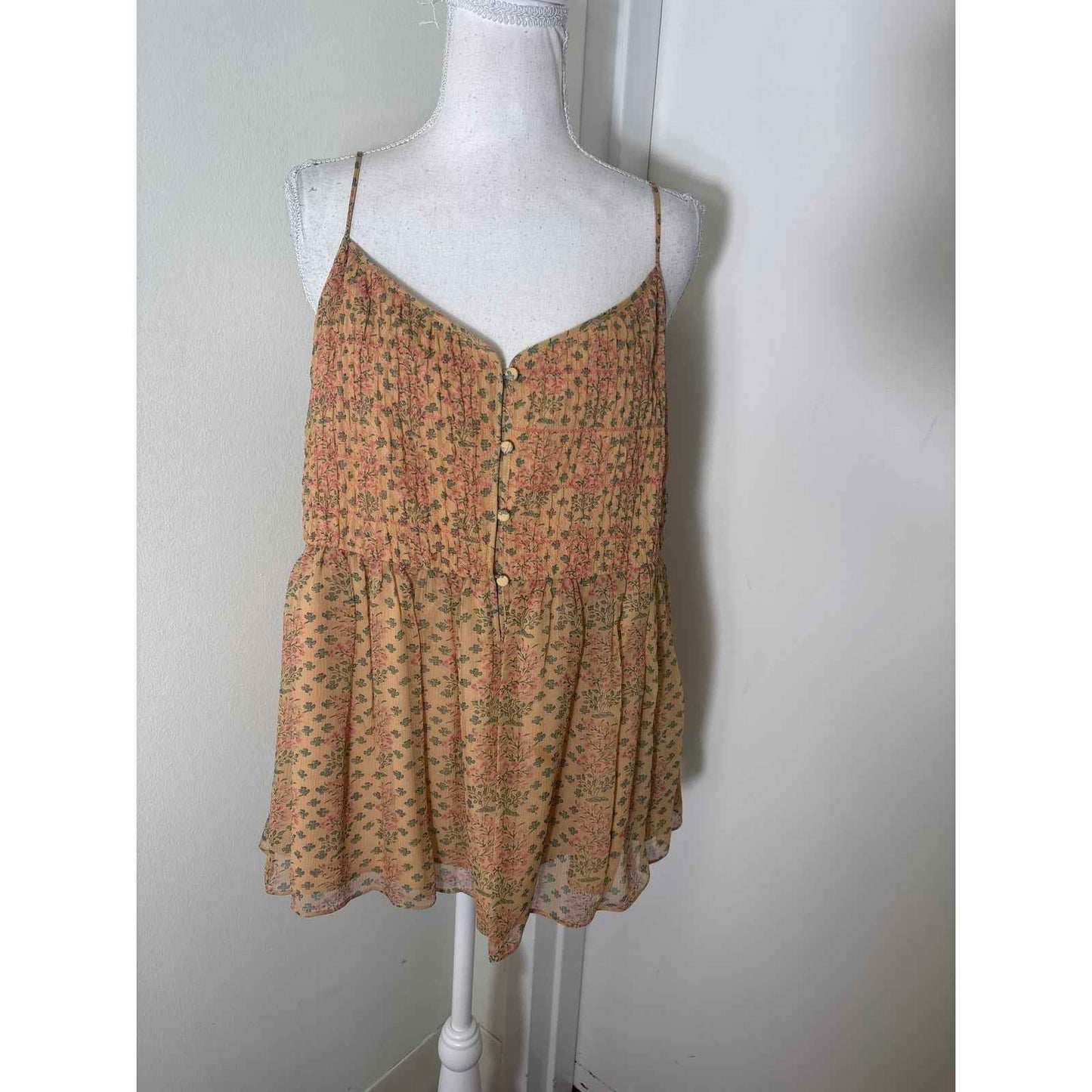 The Great Peach Sleeveless Baby Doll Style Top Sz 2
