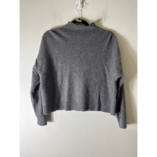 Pilcro Gray Cashmere Long Sleeve Sweater Top Sz S