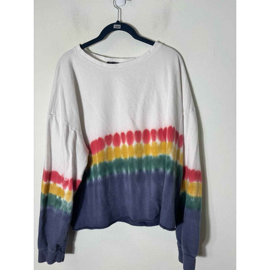 Blank Paige Multicolor Tie Dye Long Sleeve Sweatshirt Sz M