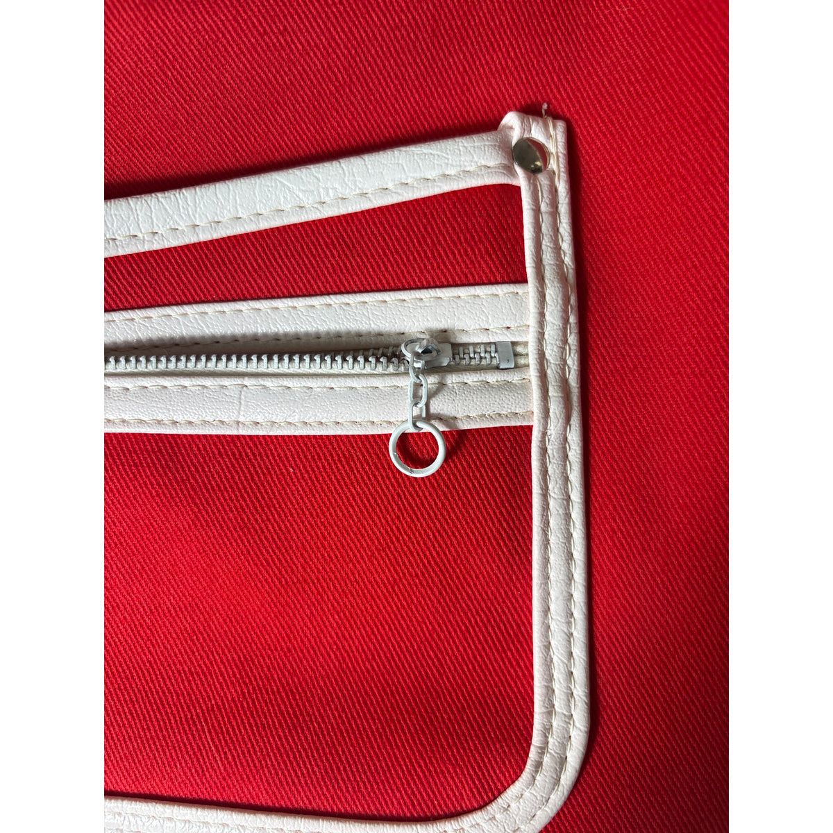 Victoria USA Red Canvas Vintage Shoulder Bag
