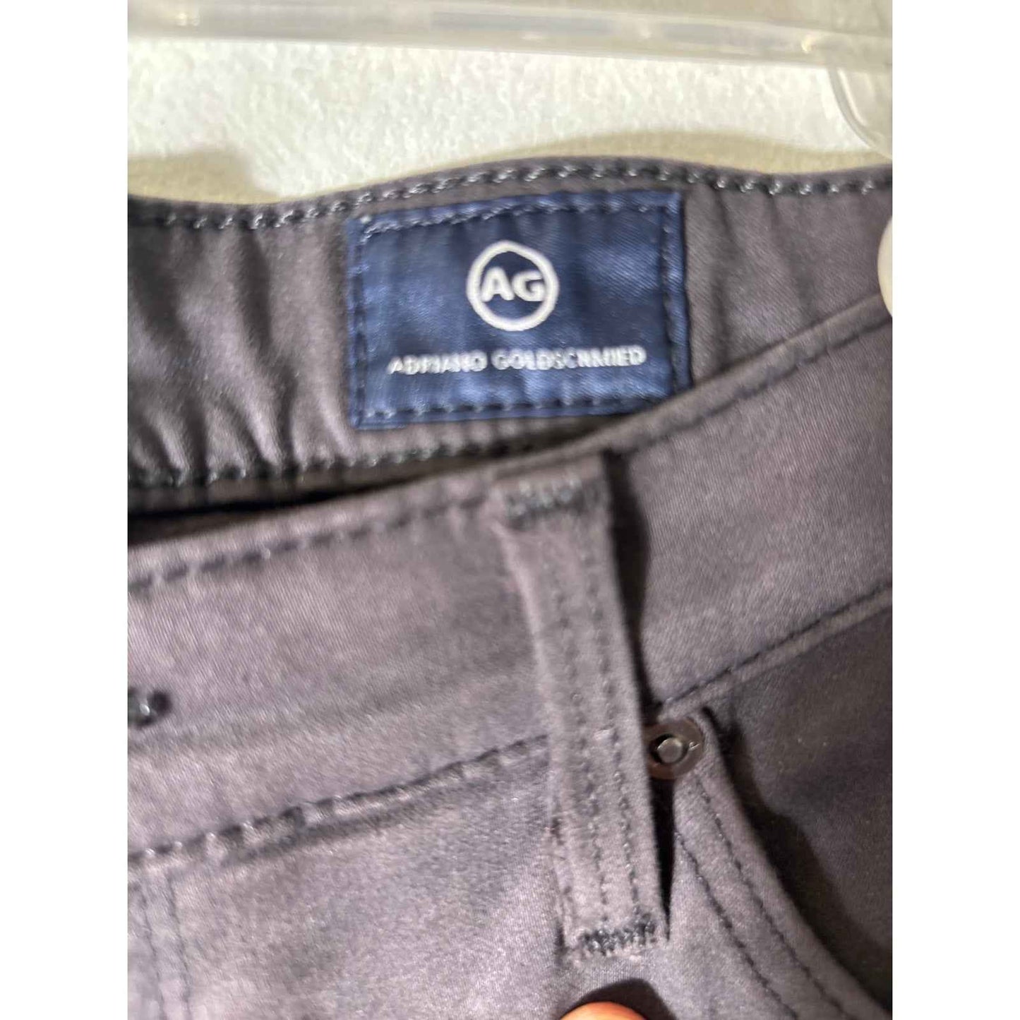 AG Dark Gray The Prima Mid Rise Cigarette Pants Sz 28R