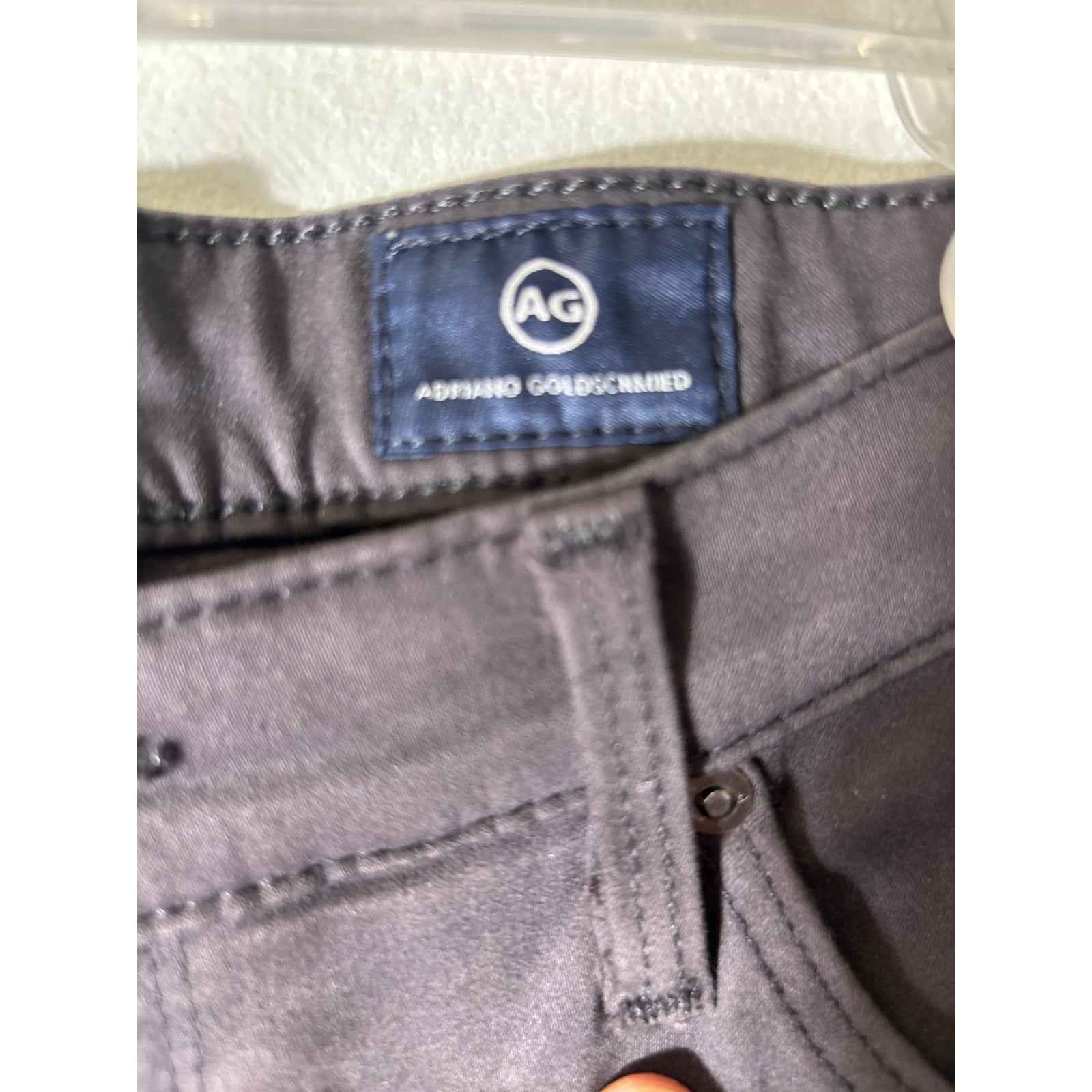 AG Dark Gray The Prima Mid Rise Cigarette Pants Sz 28R