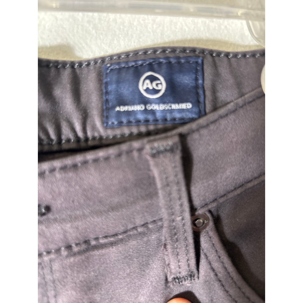 AG Dark Gray The Prima Mid Rise Cigarette Pants Sz 28R