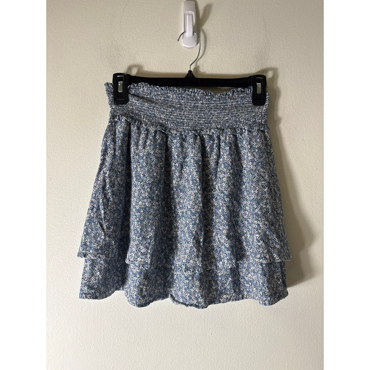 Rails Mini Blue Floral Skirt Sz S