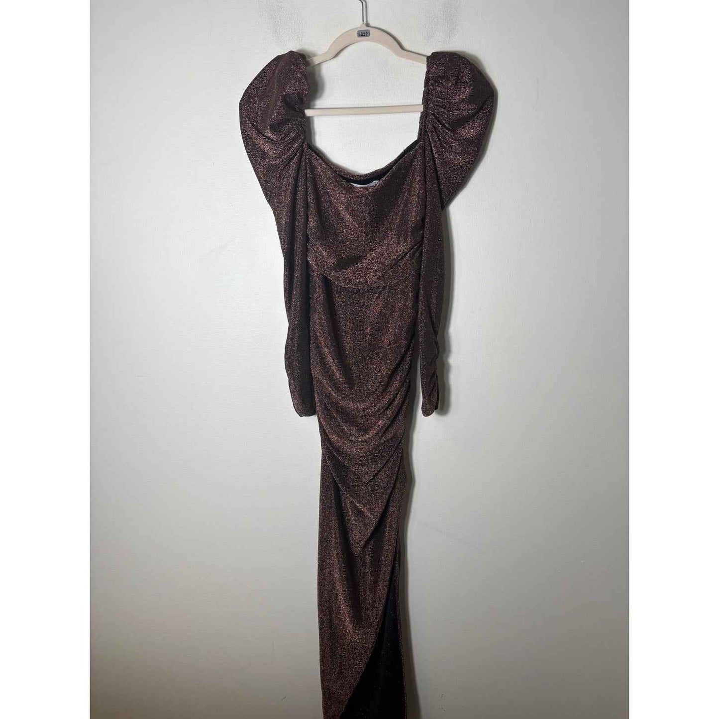 Astr Copper Shimmer Cocktail Dress Sz xs