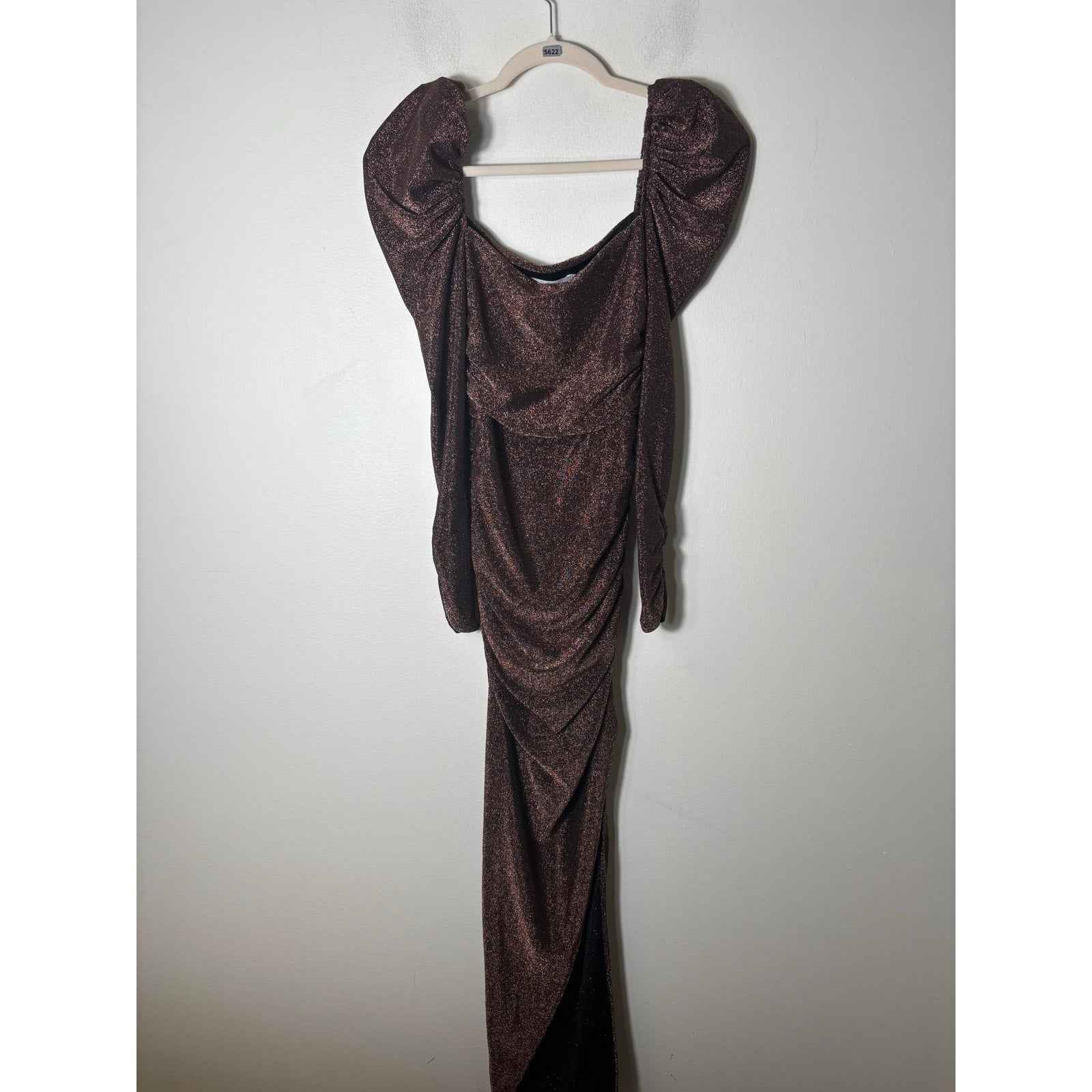 Astr Copper Shimmer Cocktail Dress Sz xs