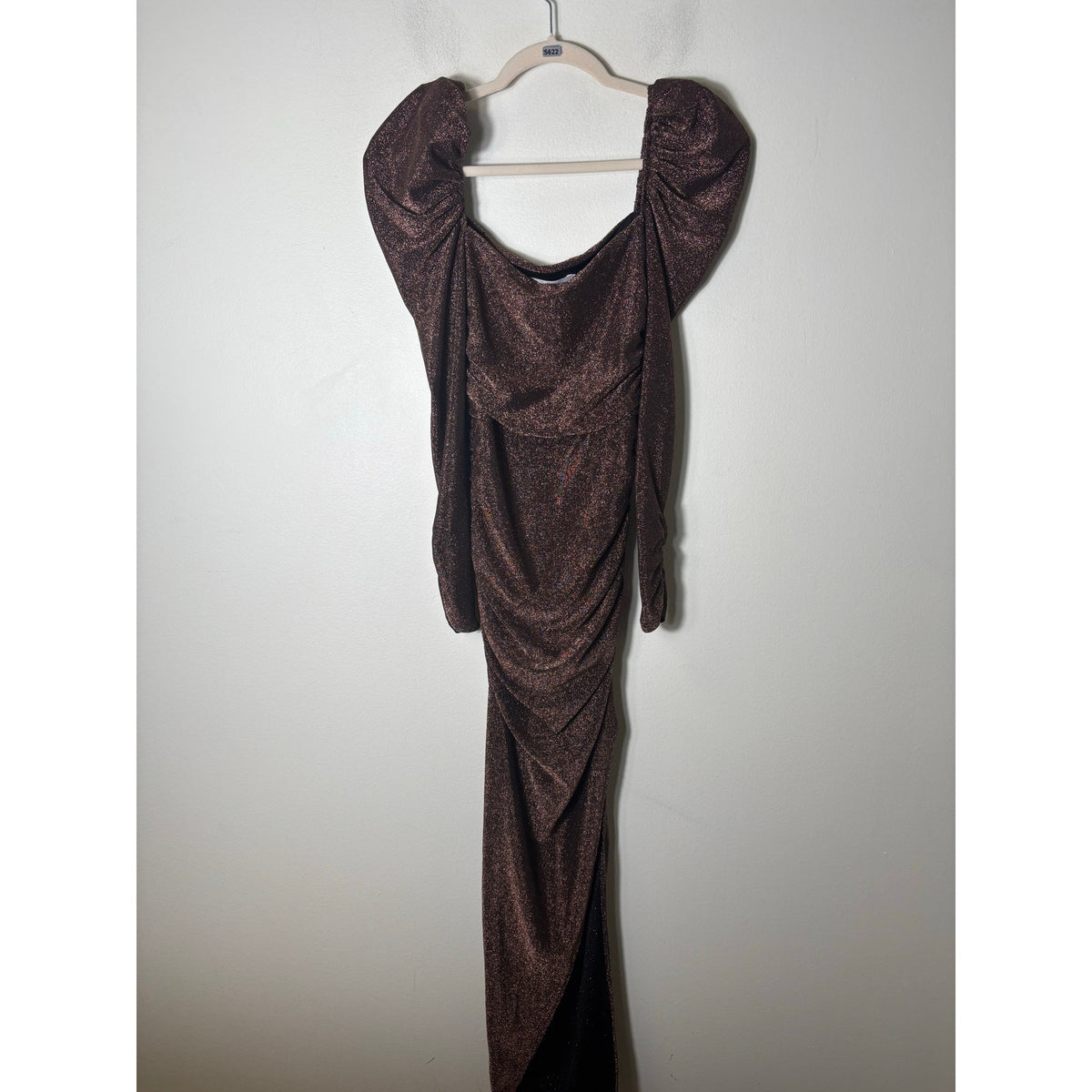 Astr Copper Shimmer Cocktail Dress Sz xs