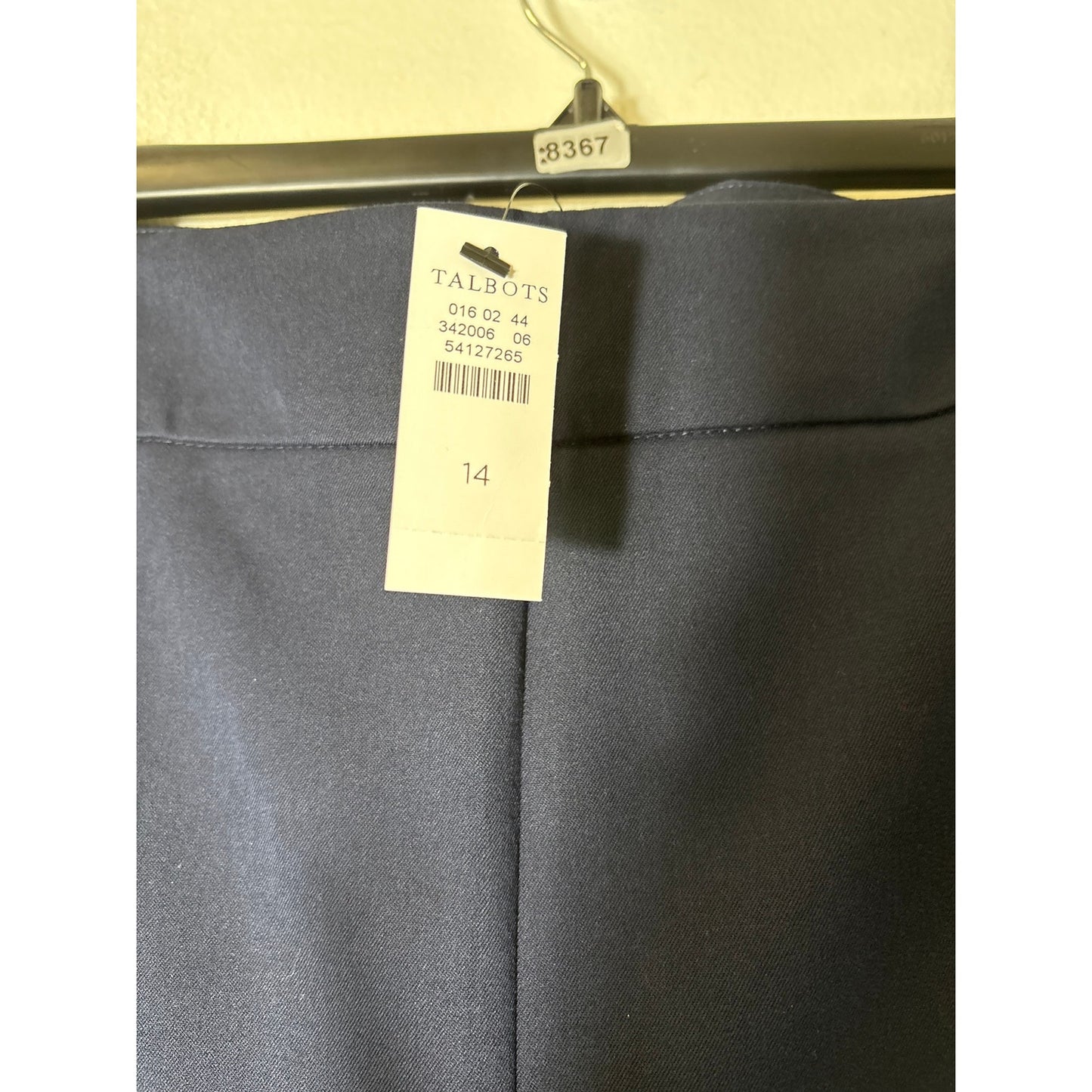 NWT Talbots Navy Chatham Ankle Pant Sz 14
