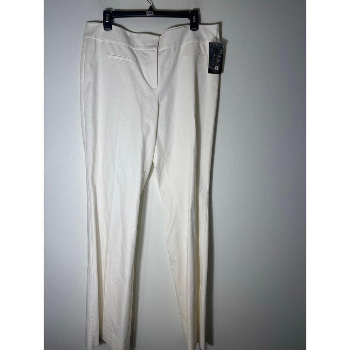 Etcetera White Straight Leg Ankle Dress Pants Size 14