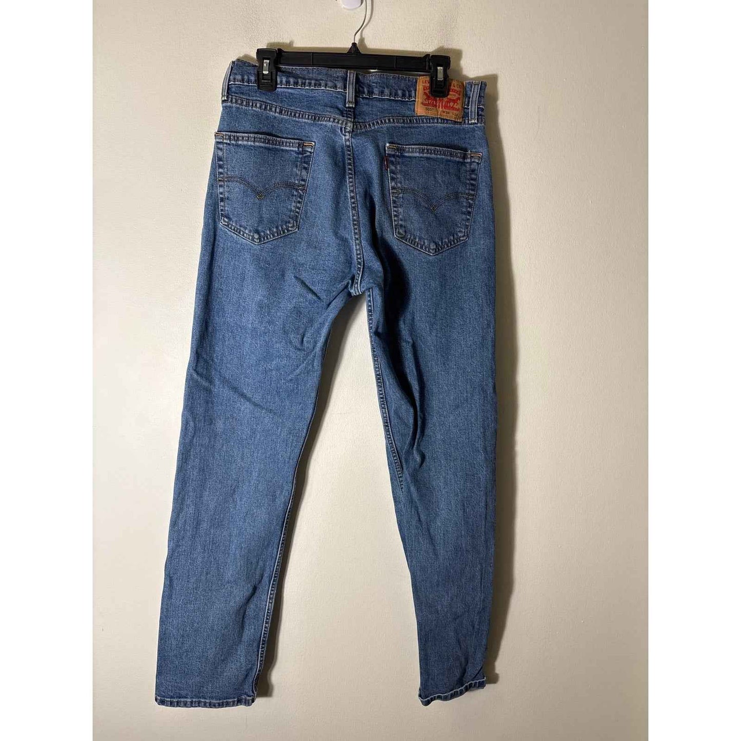 Men's Levi's 505 Medium Wash Blue Jeans Sz 34x34