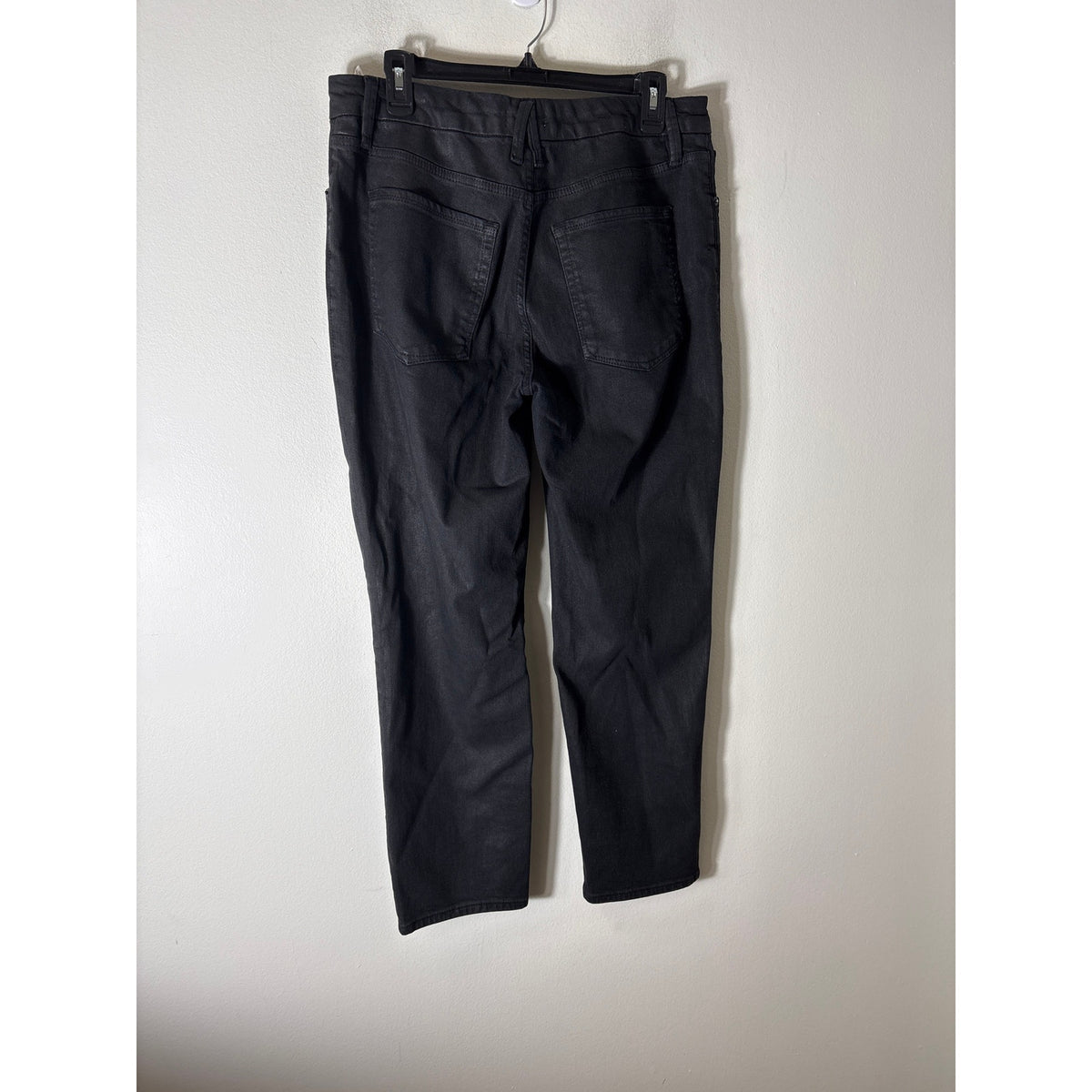 Good American Black Straight Leg Denim Jean Sz 14