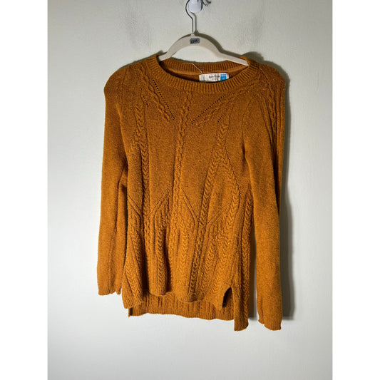 Sparrow Burnt Orange Long Sleeve Sweater Sz XS