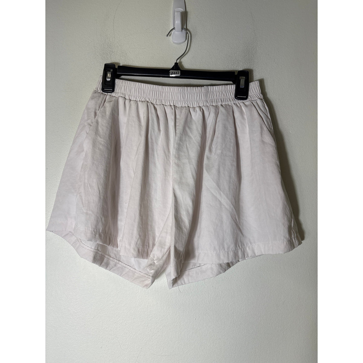 Buru White Athletic Shorts Sz M