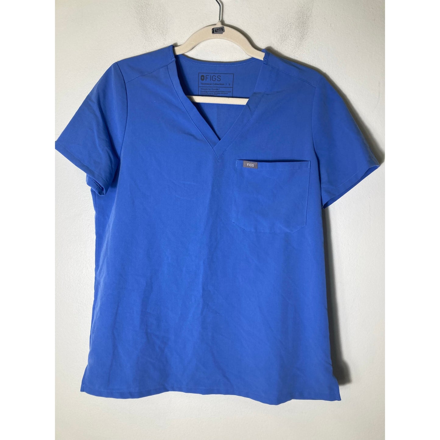 Figs Classic Blue Technical Collection Shirt and Pants Set Sz S