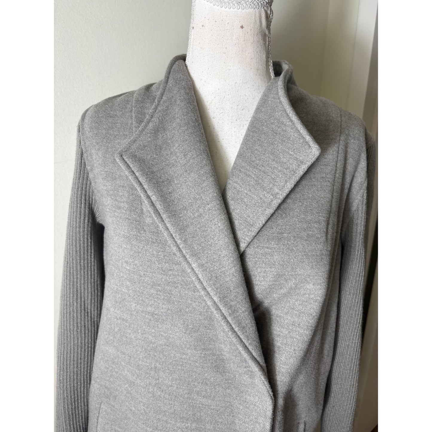 Kenneth Cole Heather Gray Coat Sz M
