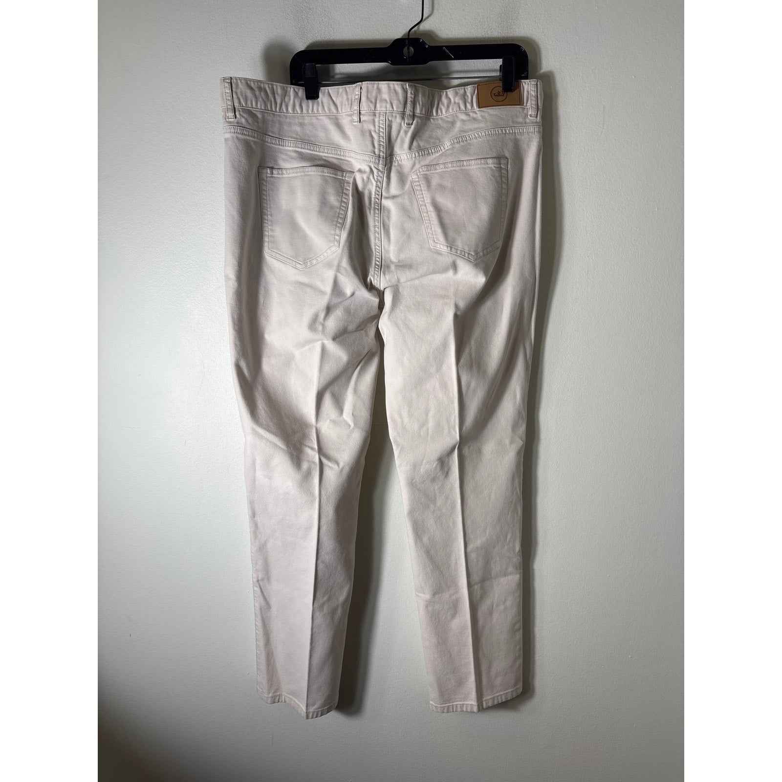 Mens Peter Millar Cream Denim Slacks Sz 40