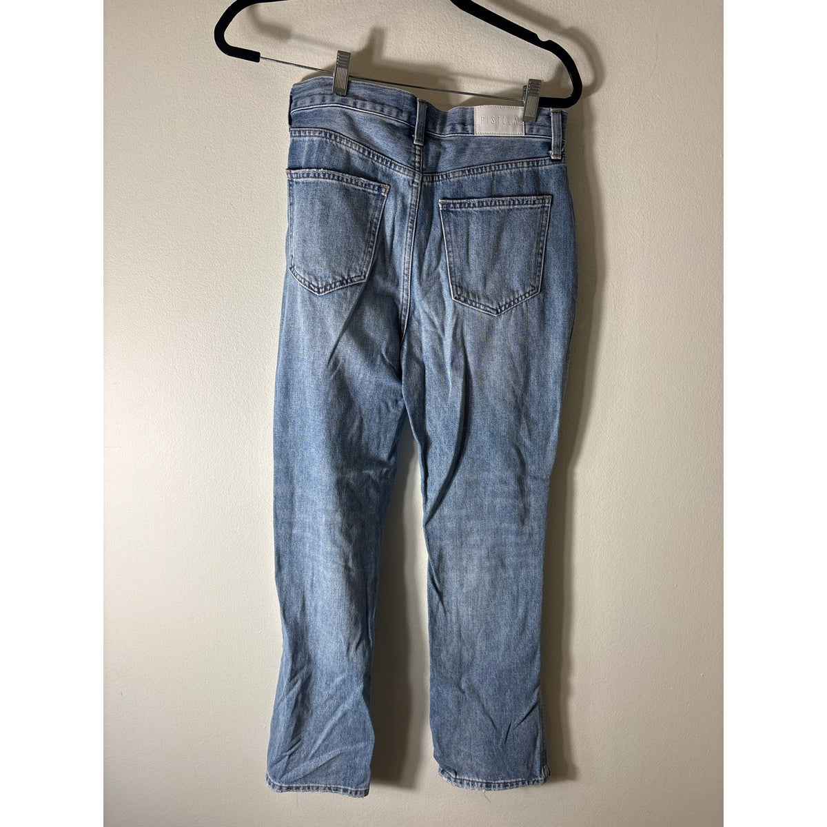 Pistola High Waist Slouchy Hole Denim Sz 27