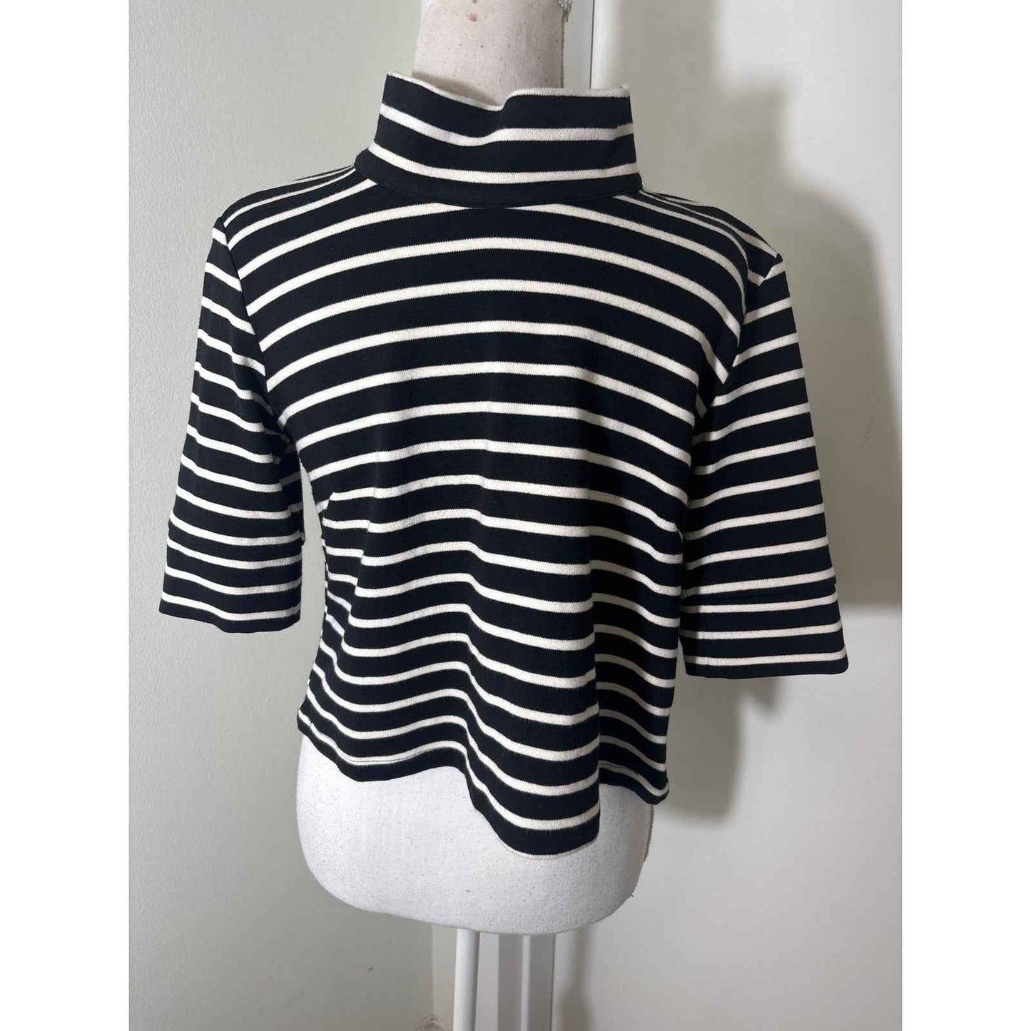 Buru Black and White Stripe Pants Set Sz XS