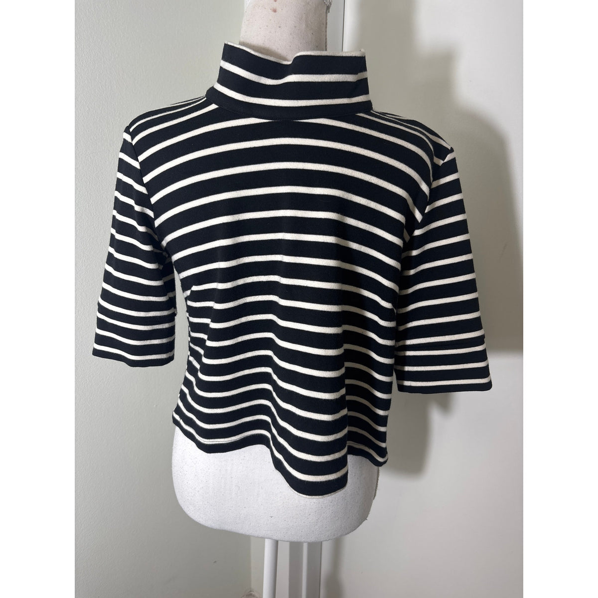 Buru Black and White Stripe Pants Set Sz XS