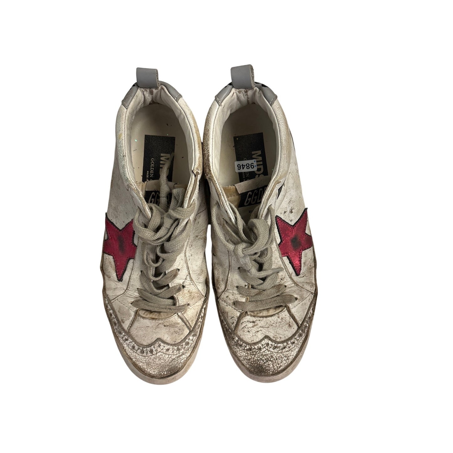 Golden Goose Red Star High Tops Sz 7