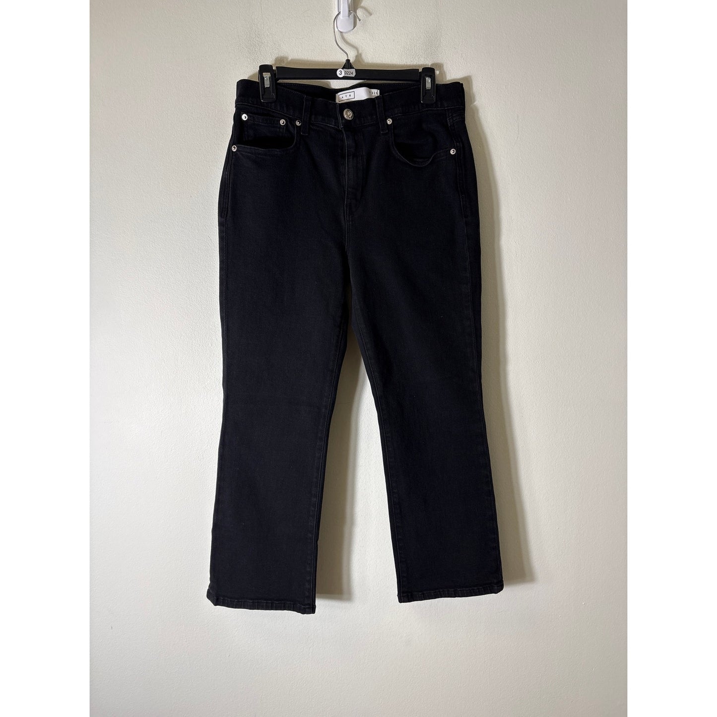 AYR The Pop Black Jeans Sz 32
