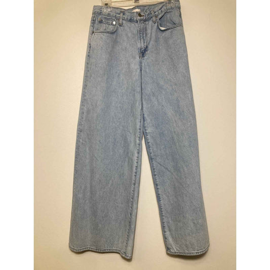 TWP Light Wash Denim Tiny Dancer Extra Wide Leg Blue Jeans Sz 27