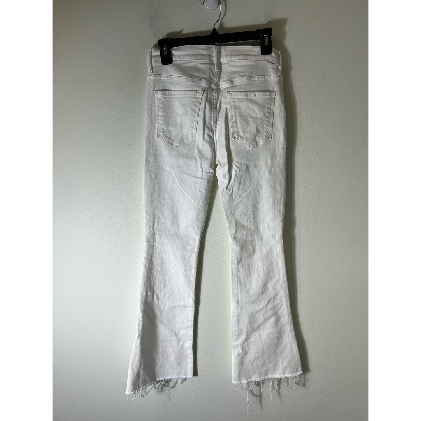 Mother The Weekender White Bootcut Denim Jeans Sz 28