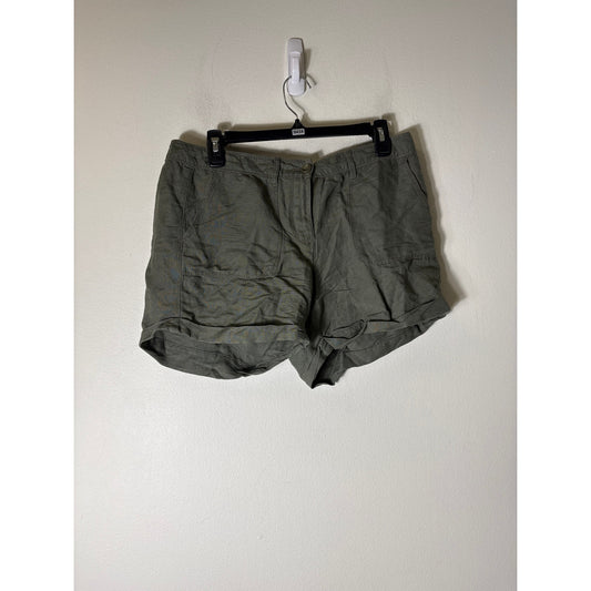 Ann Taylor Loft green shorts Sz 4