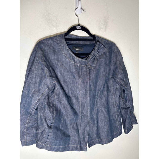 Talbots Chambray Jacket Sz 6
