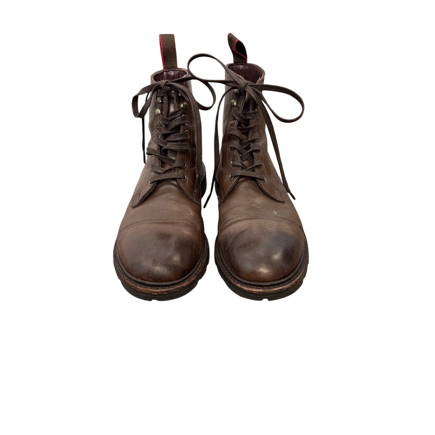 Mens Allen Edmond Vibram Leather Boots Sz 8.5