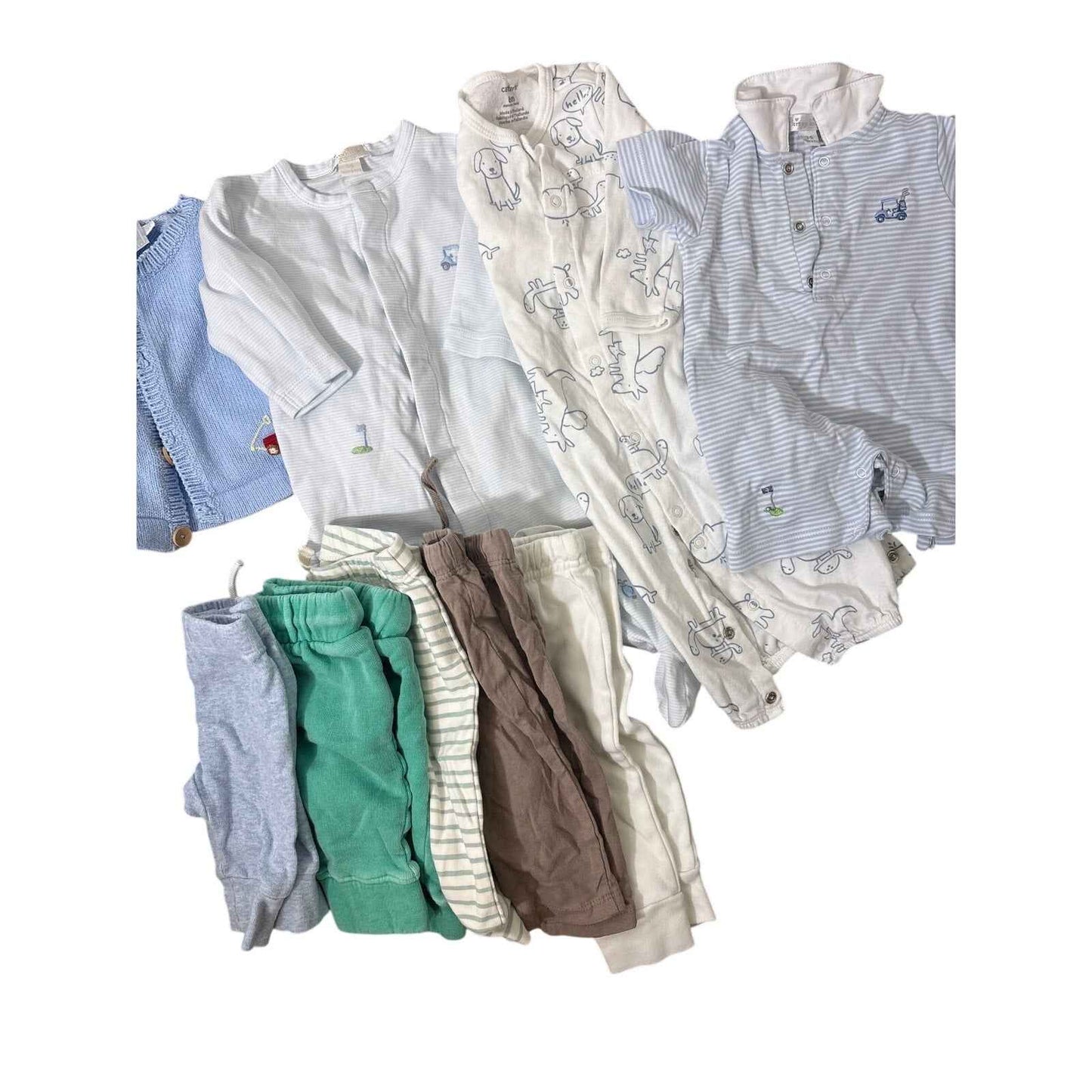 Lot of 12 Baby Boy Clothes 3-6 Months