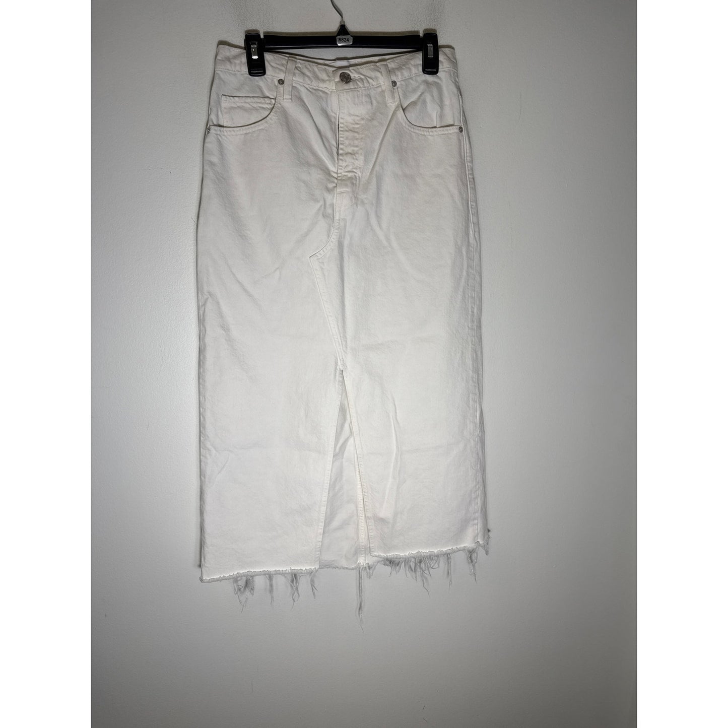 FRAME Denim Off White Full Length Skirt Sz 28