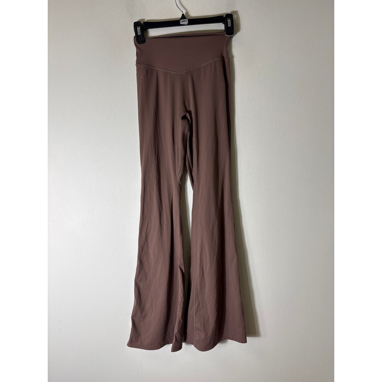 No Brand High Waisted Brown 32" Flare Leggings Sz (fits like)Xs