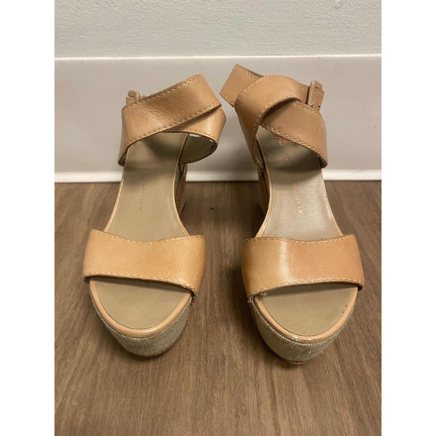 Franco Sarto Tan Wedges Sz 8