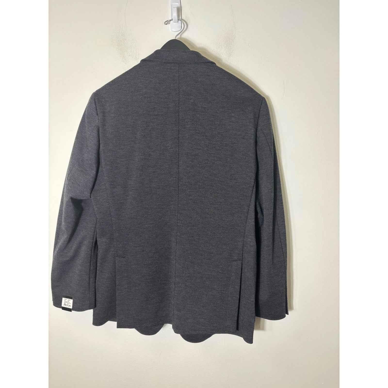 Ibiza Charcoal Gray Long Sleeve Wool Jacket Sz 40R
