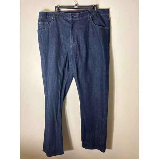 Men's Raleigh Denim Workshop Dark Wash "Jones" Blue Jeans Sz 40x30