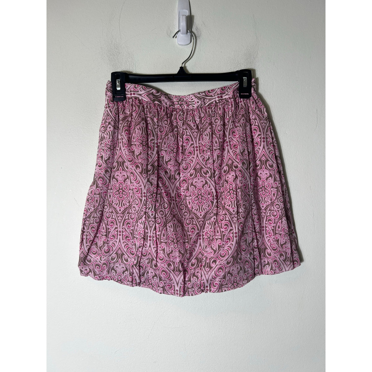 Gianni Bini Pink and Brown Bubble Mini Skirt Sz 0