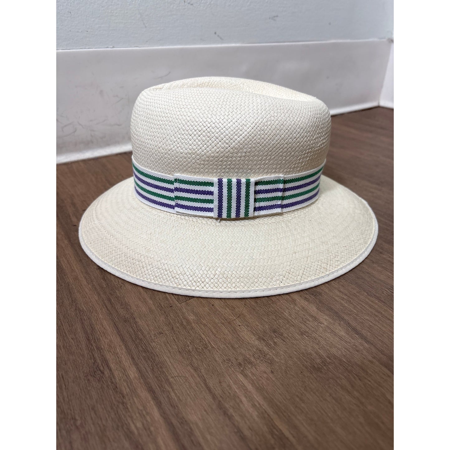 Ladies Wimbledon Genuine Panama Hat Sz S