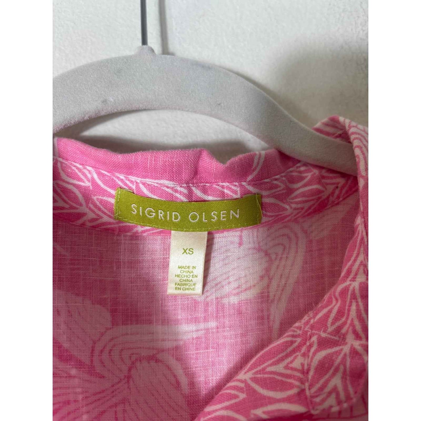 Sigrid Olson Pink Pants Set Sz 6/XS