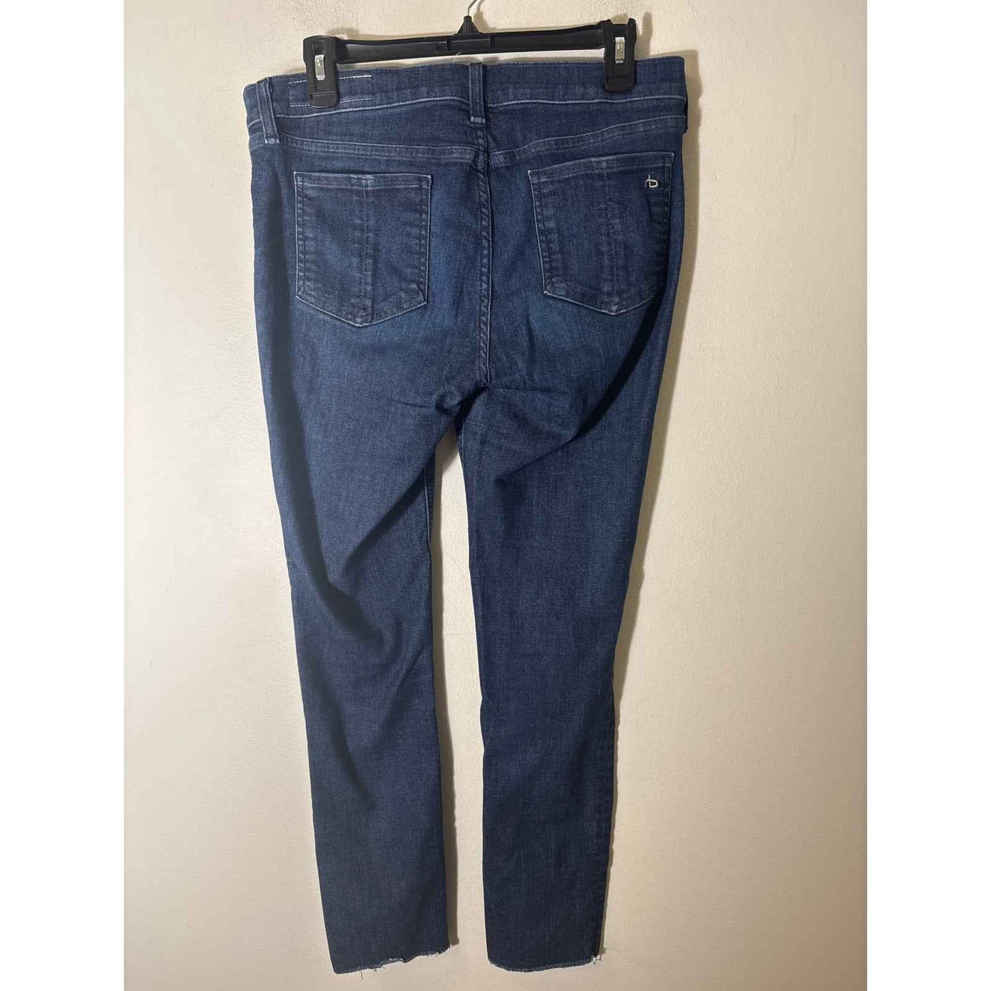 Rag & Bone Dark Wash Skinny Ankle Blue Jean Sz 31