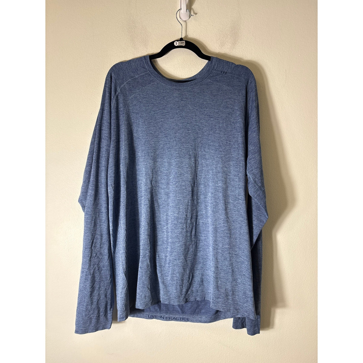 NWT Mens Lululemon Blue Metal Vent Tech Long Sleeve Shirt Sz XL