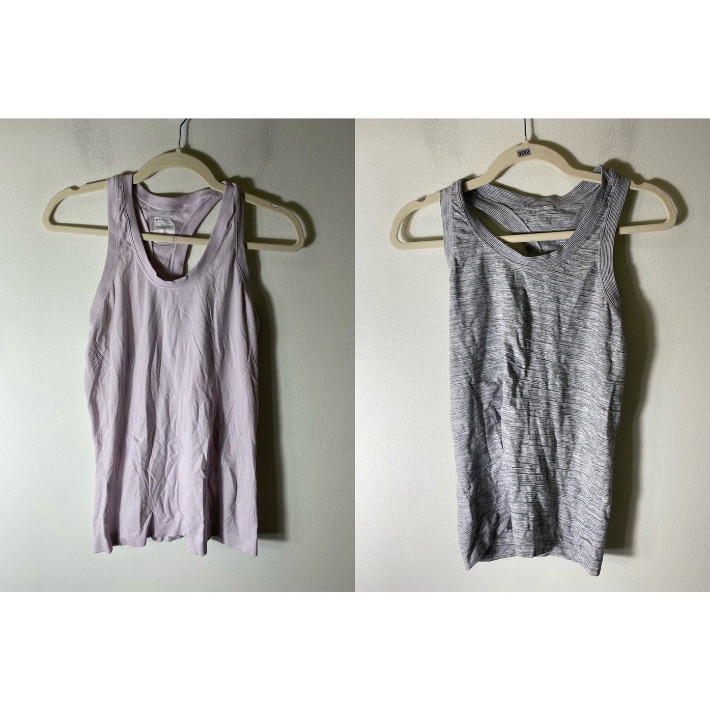 Bundle of 2 Athletic Racerback Tops Sz S